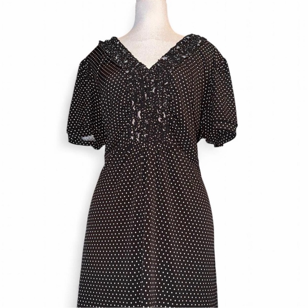 Rabbit Rabbit Rabbit Polka Dot Dress 16W - Picture 3 of 8